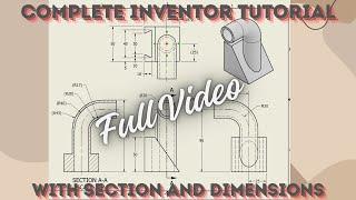 Complete Metric Inventor Assembly Video with Constraints #autocad #inventor #solidworks