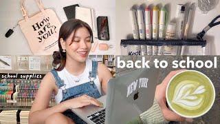 Back To School Vlog | aesthetic school supplies, organizing & college tips