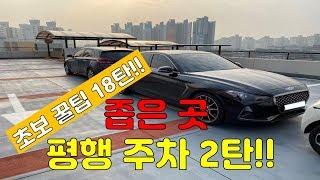 [초보운전 꿀팁 17탄] 좁은 공간 평행 주차 꿀팁 2탄!!