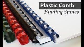 Plastic Comb Binding Supplies Overview | Binding101.com