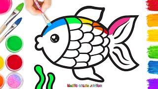 How to Draw a Fish | Easy Drawing | Step By Step