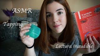 ASMR lectura inaudible, tapping, hand sounds | susurros