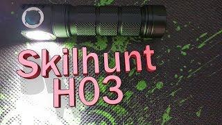 Trail trek review Skilhunt H03 LED headlamp fishing hiking camping 18650
