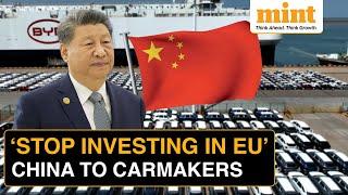 China Retaliates To EU’s Tariffs On Chinese EV, Asks Automakers To Halt Investments In EU Countries