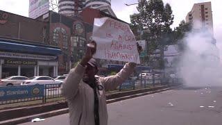 Finance bill protesters clash with police in Kenya | REUTERS