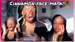 Trying an egg,  honey and cinnamon face mask..Does it work?|Abby Laura