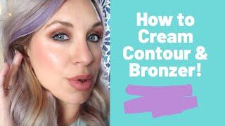 2 Easy Cream Contour & Bronze Methods! Featuring Salt New York!