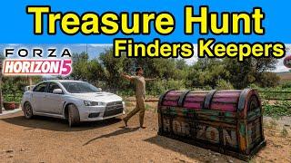 Forza Horizon 5 Finders Keepers Treasure hunt challenge - Pathfinder Challenge in the Evolving World