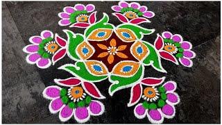 Margazhi Matham Special Rangoli Design / 2025 New Year Rangoli / Sashti Pooja / Kolam / Easy Mugulu