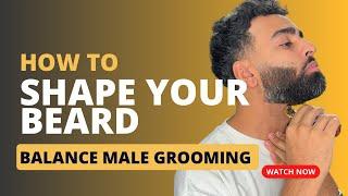 SIMPLE: How To Shape Your Beard 🪒 | Every Man MUST Watch This Shave Tutorial | ASMR