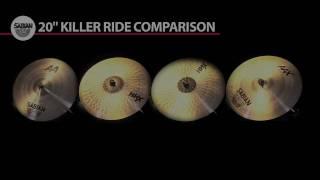 Ride Cymbal Comparison - Sabian 20" Rides