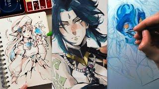 Art drawing tiktok compilations ~ Drawing tiktok #51