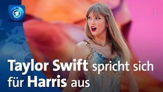 US-Wahlkampf: Taylor Swift spricht sich für Kamala Harris aus