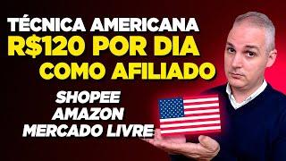 R$120 POR DIA COMO AFILIADO SHOPEE, MERCADO LIVRE E AMAZON SEM APARECER