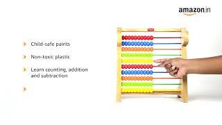 Giggles - Abacus, Multicolour Wooden Educational toy, 3 Years & above, Preschool toys