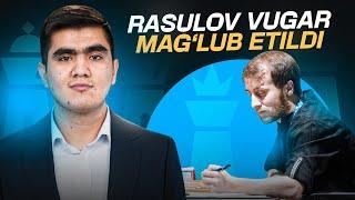 SAYDALIYEV SAIDAKBAR, RASULOV VUGAR USTIDAN GA'LABA | UZCHESS CUP