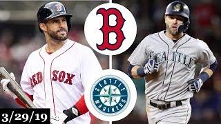 Boston Red Sox vs Seattle Mariners Highlights | March 29, 2019