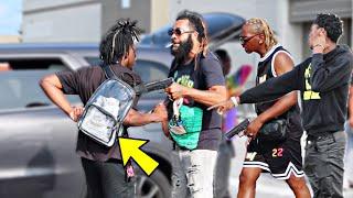 CARRYING $30,000 in CLEAR BACKPACK in ATLANTA’S MOST DANGEROUS HOODS! *PART 3*