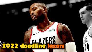 The Biggest Losers At The 2022 NBA Trade Deadline