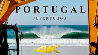 4k (ASMR) Waves of the World/Surfing Portugal/Supertubos - Relaxing Music