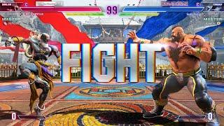 Street Fighter 6  Fchampryan (Dhalsim) Vs Snake Eyez (Zangief)   Online Match's 08-15-2023