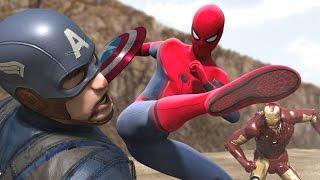 Iron Man vs Captain America vs Spiderman (Part 1/3)