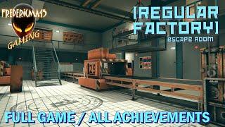 Regular Factory Escape Room FULL GAME Walkthrough / ALL ACHIEVEMENTS Soluce