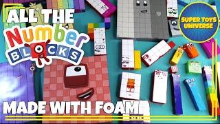 Every NUMBERBLOCK ever! Made with foam! Numberblock 1 to 100!