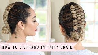 HOW TO 3 Strand Infinity by sweetHearts Hair