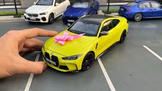 Taking Delivery of a Mini BMW M4 Competition G82 1/18 Scale | Diecast Model Car Unboxing