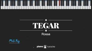 Tegar (Male Key) Rossa (Karaoke Piano Cover)