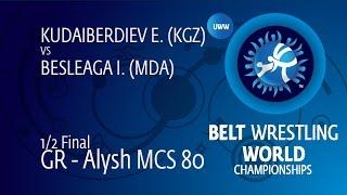 1/2 GR - Alysh MCS 80: I. BESLEAGA (MDA) df. E. KUDAIBERDIEV (KGZ) by TF, 7-0