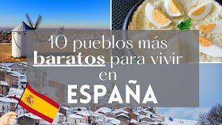 Top 10 los pueblitos más Baratos  para vivir en España¡¡