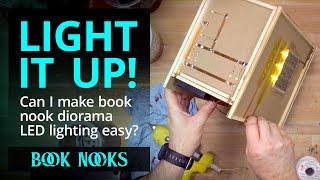 Transform Your Book Nook Dioramas with Easy LED Lights