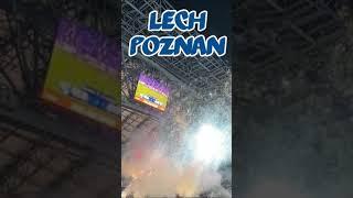 Lech Poznań Ultras  Pyro show #shortsvideo #shortsyoutube #shortsfeed #fans #football #ultras