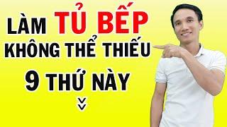 Làm TỦ BẾP không thể thiếu 9 loại phụ kiện này | HUY BẾP