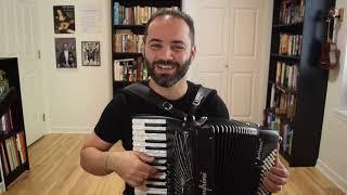 How to play triplet ornaments in Celtic music on accordion TUTORIAL | Uncle Kosta, accordion