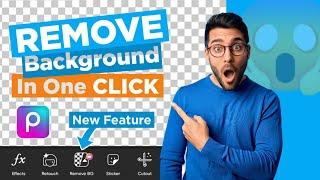 How to Remove Background in One Click | PicsArt Background Erase | Syed Editz