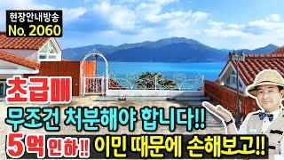 (초급매) 손해 보고라도 무조건 처분해야 합니다 전원주택 펜션 매매 급매물 이민 관계로 잊지 못할 바다 풍광에 가성비까지 갖췄습니다 남해부동산 - 발품부동산TV