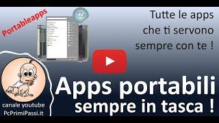 Tante applicazioni utili sempre in tasca con le apps portable