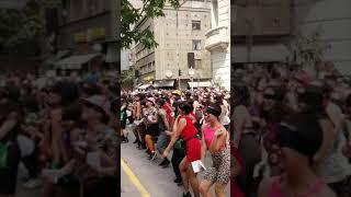 "A rapist in your way" - Powerful feminist intervention during the Chilean protests in Santiago