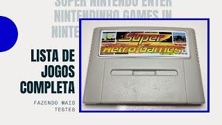 Testando mais jogos do Cartucho de Snes Clone com jogos de Nintendinho