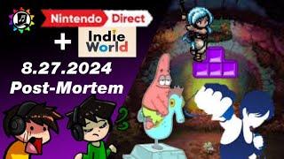 Thoughts on Every Trailer in the 8.27.2024 Nintendo Direct / Indie World