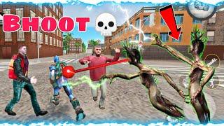 Ghost in Rope hero vice town | Rope hero game Bhoot | Topten Gamerz