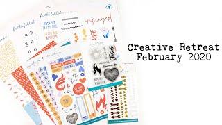 Creative Retreat Kits | Unsinged | February 2020 Unboxing