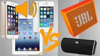 Audio Comparation - JBL Flip 2 VS JBL Go, Iphone 6plus, 4s and Ipad [Eng+Pt] - AlexioFernandesTV