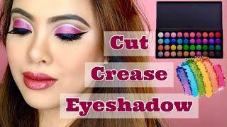 HOW TO CUT CREASE EYESHADOW (NEW TECHNIQUE! SUPER EASY TO FOLLOW) | PRO MAKEUP ARTIST