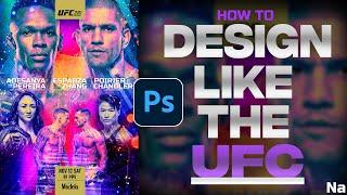 How To Make A UFC 281 Poster [Adesanya vs Pereira] | Photoshop #UFC281