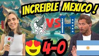 ARGENTINOS ALUCINAN X MEXICO ! INCREIBLE NIVEL ASI SI DAN MIEDO GRAN PARTIDO ! MEXICO VS HONDURAS !