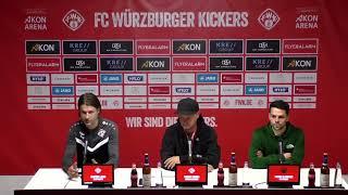 Pressekonferenz 15. Spieltag Kickers - 1. FC Schweinfurt 05